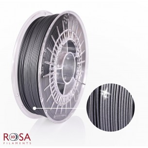Filament ROSA3D PLA Starter 1.75mm brokatowy grafitowy