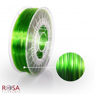 Filament ROSA3D PET-G Standard 1,75mm jasnozielony transparentny