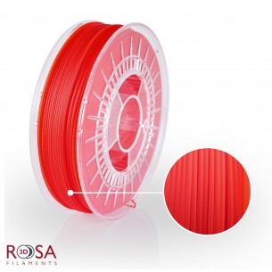 Filament ROSA3D PLA Starter 1,75mm czerwony transparentny