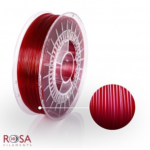 Filament ROSA3D PET-G Standard 1.75mm Red Wine Transparent