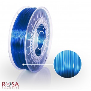 Filament ROSA3D PET-G Standard 1.75mm Blue Sky Transparent