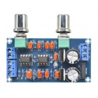 Audio module with active low-pass filter