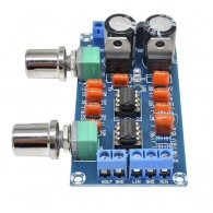 Audio module with active low-pass filter