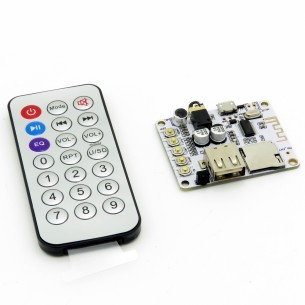 Bluetooth audio player with microphone + IR remote