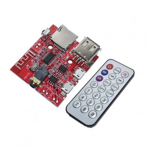 Bluetooth 4.1 audio player with 3W amplifier + remote control