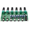 2-channel stereo audio mixer module with four outputs