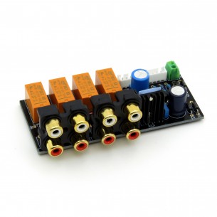 Audio amplifier input selector (RCA connectors)