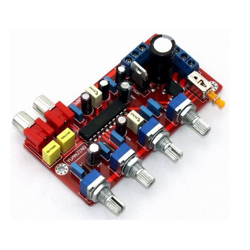 Przedwzmacniacz audio stereo z LM1036N Przedwzmacniacz audio stereo z LM1036N