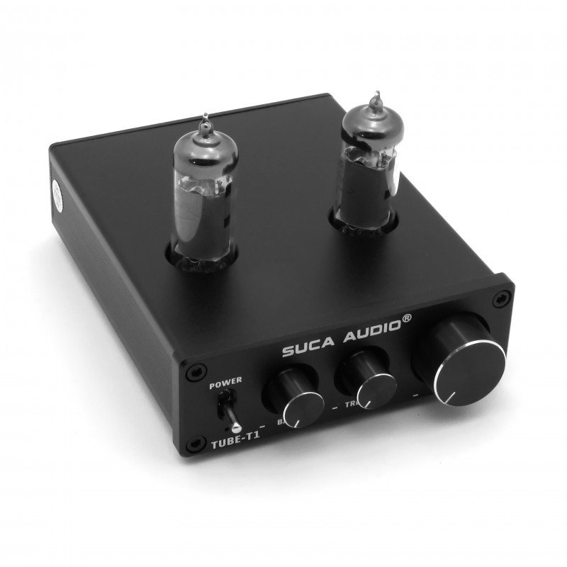 FX-AUDIO TUBE-01 - przedwzmacniacz lampowy 6J1 stereo (czarny)