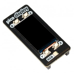 Pico Display Pack - moduł z wyświetlaczem LCD IPS 1,14" dla Raspberry Pi Pico