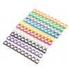 Set of colored markers for 2.5mm² wires - 100 pcs.
