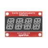 Qwiic Alphanumeric Display - module with a 4-element 14-segment display (green)