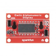 Qwiic Alphanumeric Display - module with a 4-element 14-segment display (red)