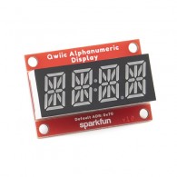 Qwiic Alphanumeric Display - module with a 4-element 14-segment display (blue)