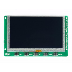 LCD Cape - wyświetlacz LCD 5" 800x480 z panelem dotykowym dla BeagleBone