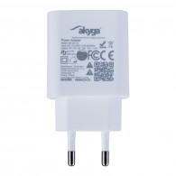 Akyga AK-CH-12 - USB PD QC3.0 charger with USB output type A + USB type C, 5-12V/3A 18W