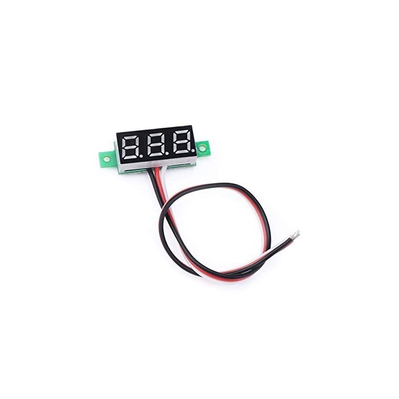 Digital panel voltmeter 0.28 "0-100V green