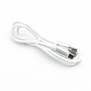Przewód USB typ A - USB typ C 1m biały