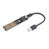 USB TO SATA - adapter USB3.2 Gen2 typu C do SATA M.2