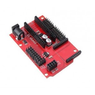 Base board for Arduino Nano with XBee and NRF24L01 sockets