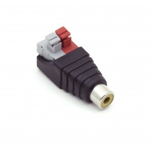 Adapter RCA socket - spring connector