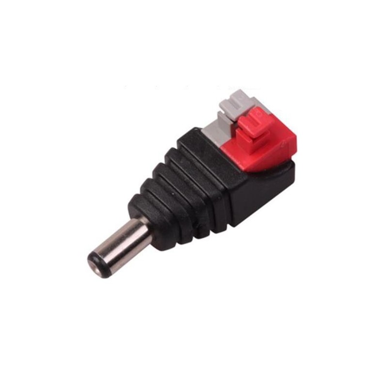 DC plug adapter 5.5x2.1mm - spring connector
