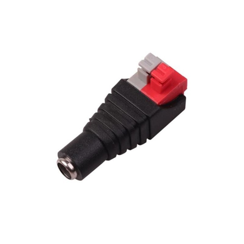 Adapter DC socket 5,5x2,1mm - spring connector