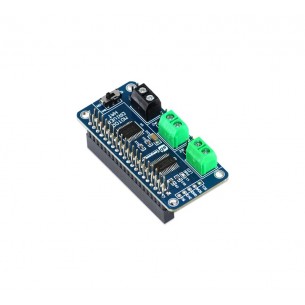 Motor Driver HAT - a module with a 2-channel DC motor driver for Raspberry Pi