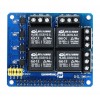 PiRelay v2 Relay Shield - 4-channel module with relays for Raspberry Pi