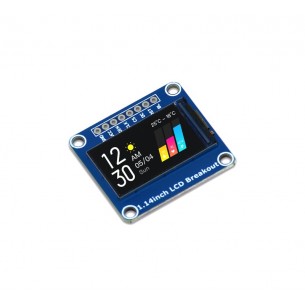 1.14 Inch LCD Breakout - module with 1.14" 240x135 IPS LCD display