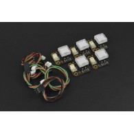 Gravity: LED Switch - moduł z przyciskiem bistabilnym i podświetleniem LED (5 sztuk)