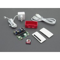 A set of Raspberry Pi Zero 2 WH with official accessories and a Waveshare USB HUB with a dedicated case