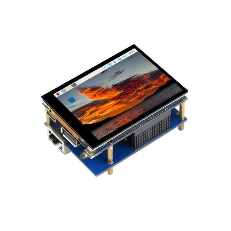 CM4-DISP-BASE-2.8A-Acce-A - base board with 2.8" display for Raspberry Pi CM4