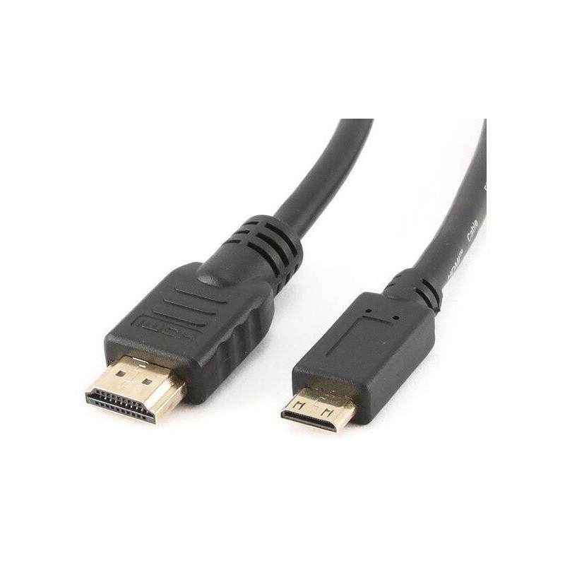 Przewód HDMI (M) - mini HDMI (M) v1.4 4k czarny 1,8m