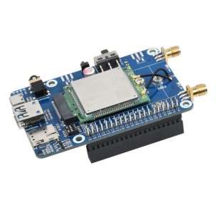 SIM7600G-H-M2 4G HAT - zestaw z modułem 4G SIM7600G-H dla Raspberry Pi