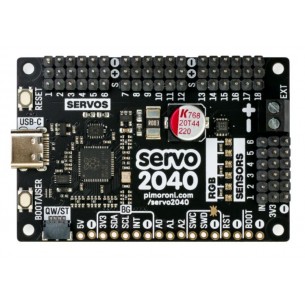 Servo 2040 - 18-channel servo controller with RP2040 microcontroller