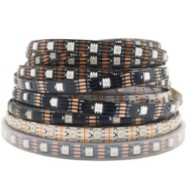 Waterproof RGB LED strip WS2813 1m (60 LED/m) black PCB