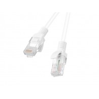 PATCHCORD CAT.6 UTP 20M WHITE FLUKE PASSED LANBERG