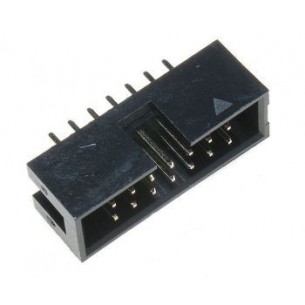 BH14S - 144 pin straight male socket for printing, for IDC plug