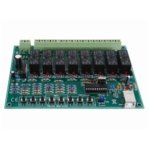 K8090 - 8-channel card for USB relays