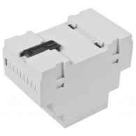 Z107JFp PS - Din rail enclosure Z107 lightgray with transparent filter