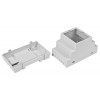 Z107JFp PS - Din rail enclosure Z107 lightgray with transparent filter