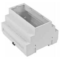 Z110JFp ABS V0 - Obudowa modułowa na szynę Z110 jasna z filtrem przezroczystym ABS V0