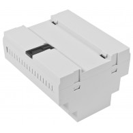 Z110JFp ABS V0 - Din rail enclosure Z110 lightgray with transparent filter ABS V0