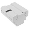 Z110JFp ABS V0 - Din rail enclosure Z110 lightgray with transparent filter ABS V0