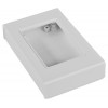 Z122Wb ABS - Plastic enclosure Z122 white ventilated ABS