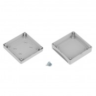 Z123AWJ ABS - Plastic enclosure Z123A ventilated lightgray ABS