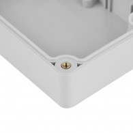 Z128J TM ABS - Plastic enclosure Z128 lightgray with brass bushing ABS