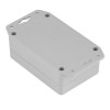 Z128UJH TM ABS - Hermetic enclosure Z128 lightgray with lug with gasket and brass bushing ABS