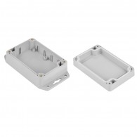 Z128UJH TM ABS - Hermetic enclosure Z128 lightgray with lug with gasket and brass bushing ABS
